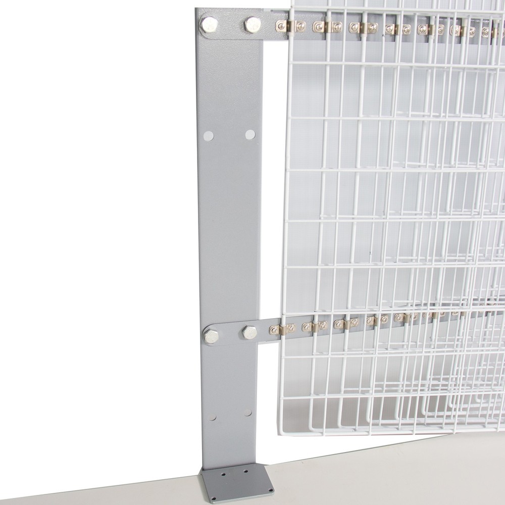 12-Panel Deskside Fixed Vertical Drying Rack Display Rack for Drying & Stacking