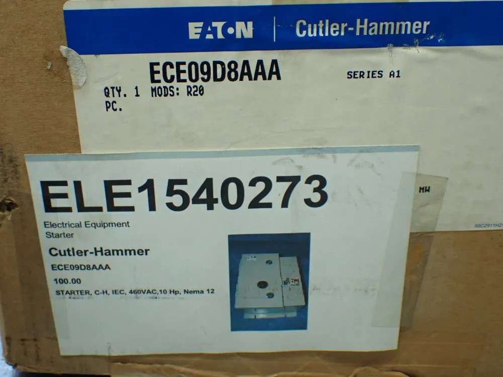 EATON ECE09D8AAA STARTER W/ ENCLOSURE 10251700538