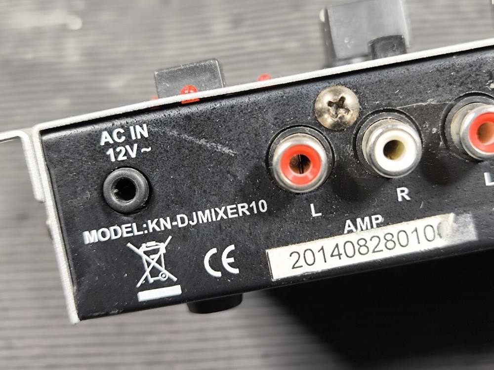 KN-DJMIXER10 DJ Mixer - Used, Working, Compact Audio