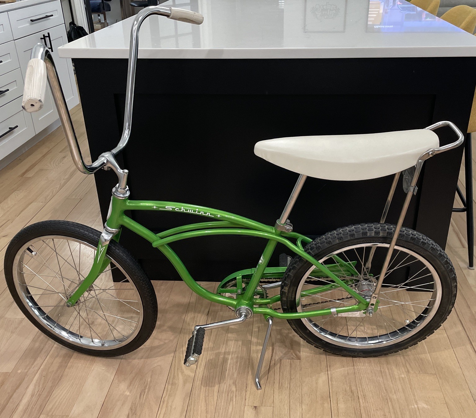 Schwinn Stingray 1963 1/2 Flamboyant Lime Green Solo Polo (Beautiful)