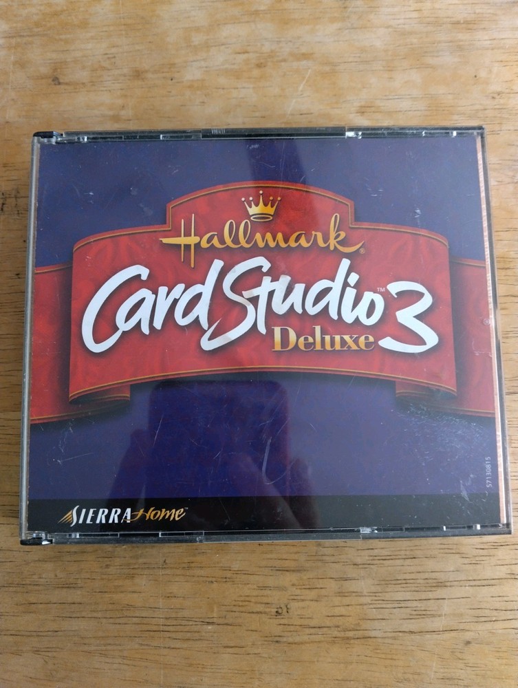 Hallmark Card Studio 3 Deluxe PC CD-Rom 3 Disc Software Set   -A03