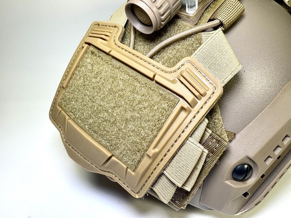 Ops-Core Style Bump Helmet w/ Peltor RangeGuard Ear Pro Setup Tan