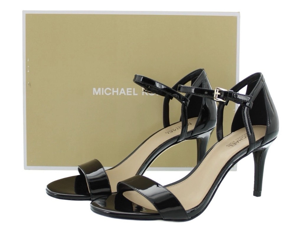 MICHAEL KORS SIMONE MID SANDAL PATENT Size 7