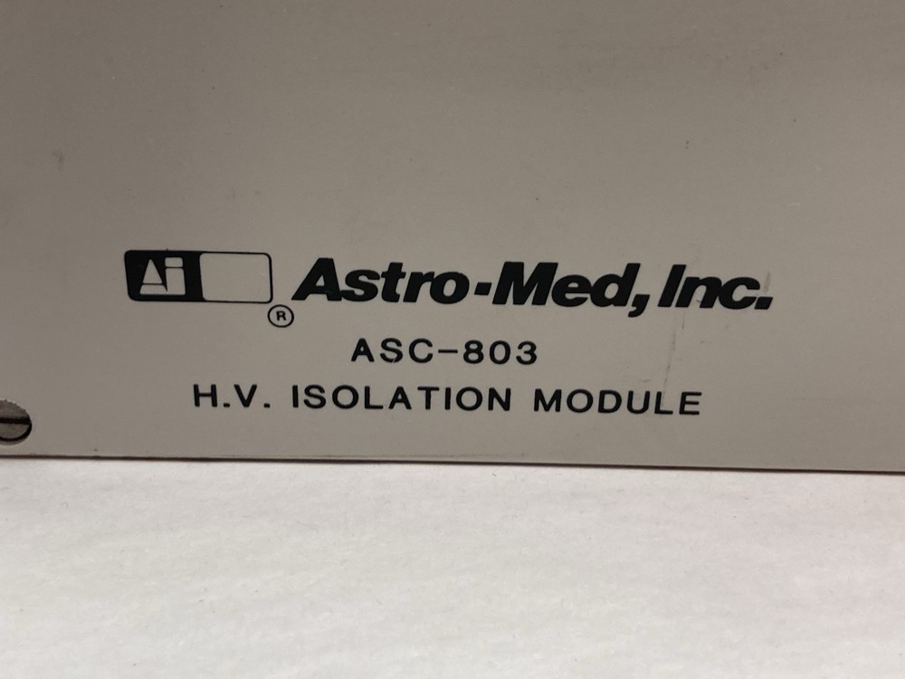 Astro-Med,ASC-803,Amplifier 2000V Input