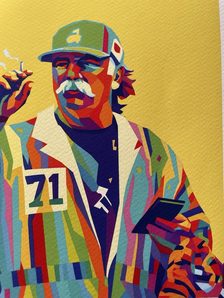 8x10 Masters Caddie - Golf Art Print