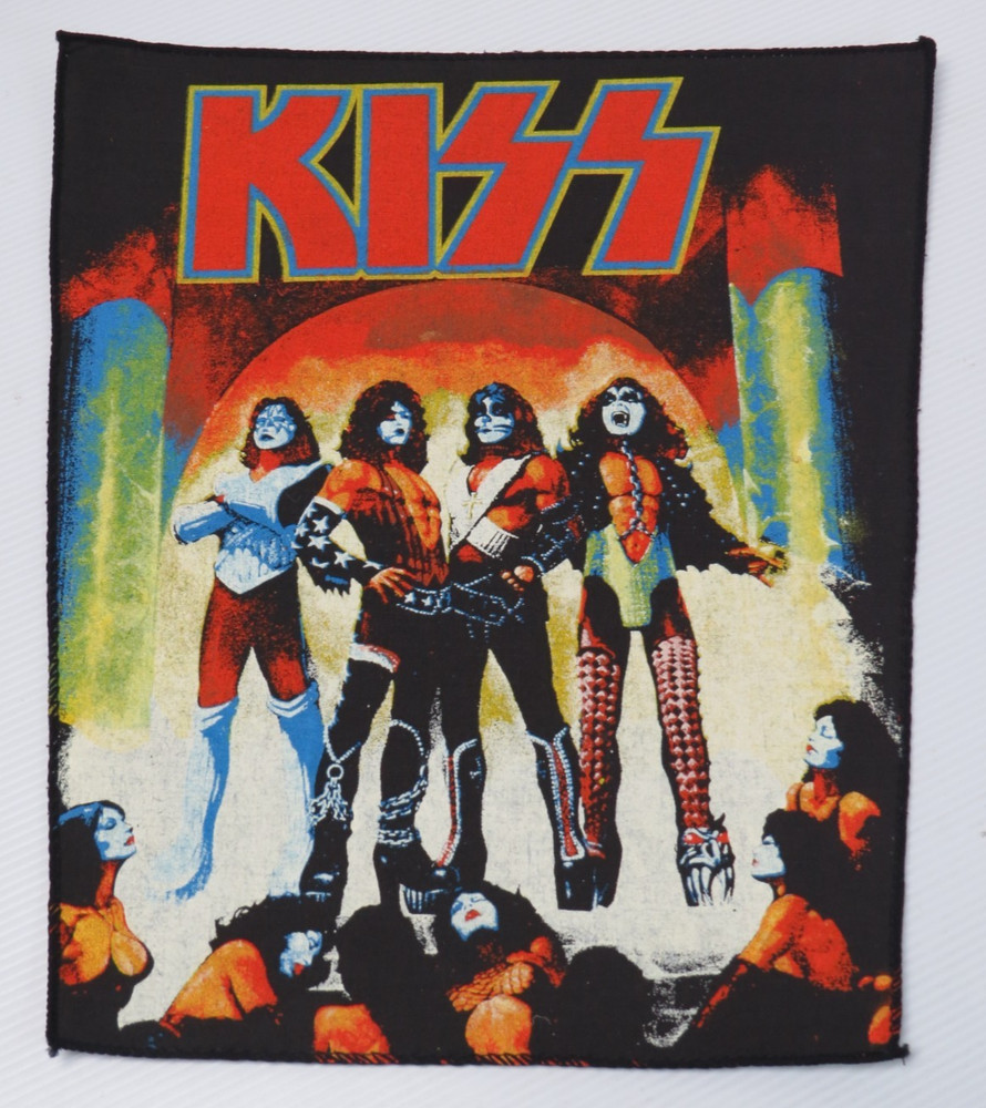 KISS LOVE GUN ALBUM COVER BACKPATCH 1980'S UK RELEASE