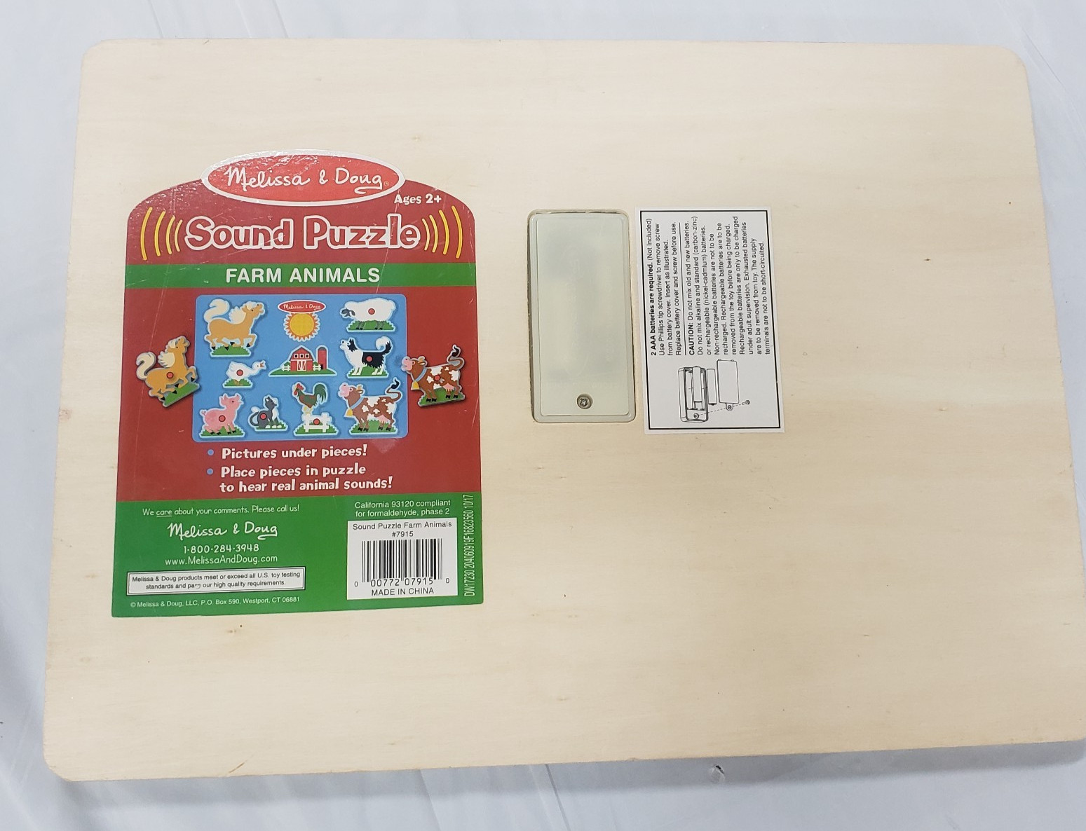 Melissa And Doug Wooden Puzzles, Numbers, Alphabet, farm animals, pets Lot Of 4