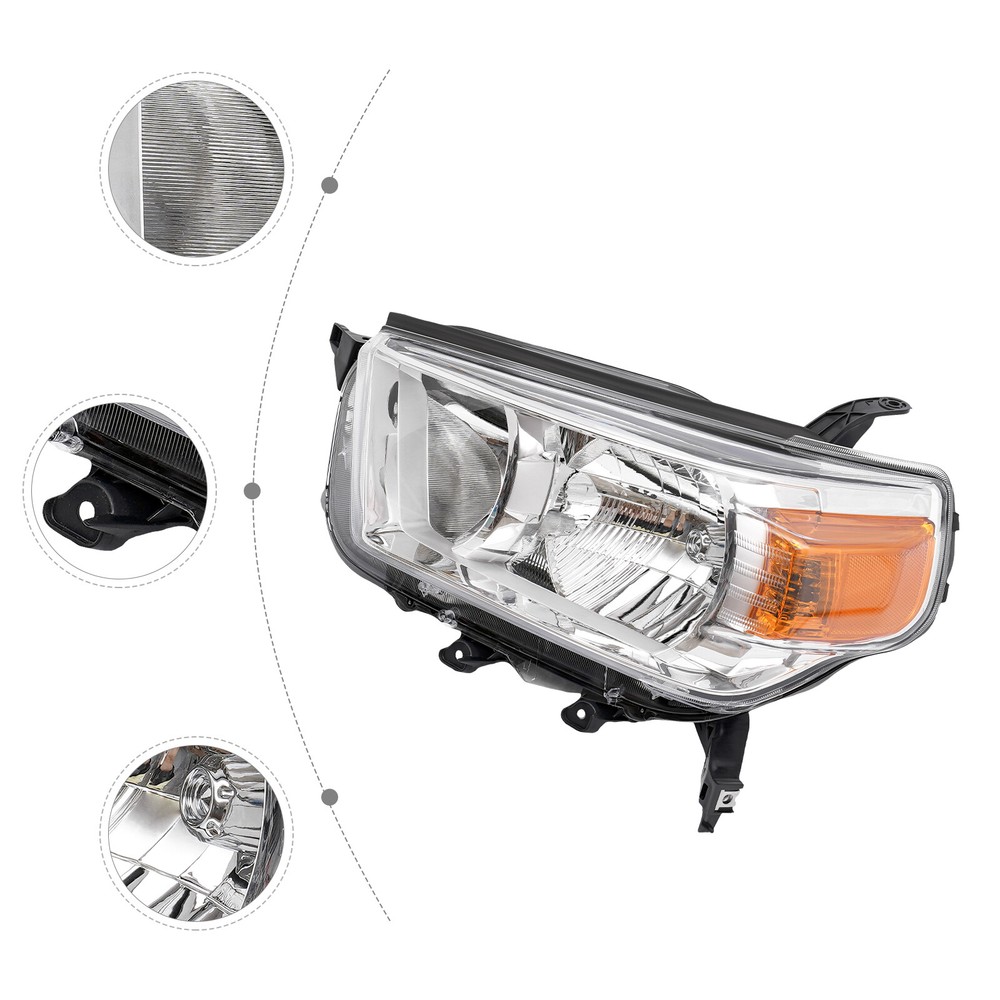 For 2010-11 2012 2013 Toyota 4Runner Headlamp Left Halogen Headlight Driver Side
