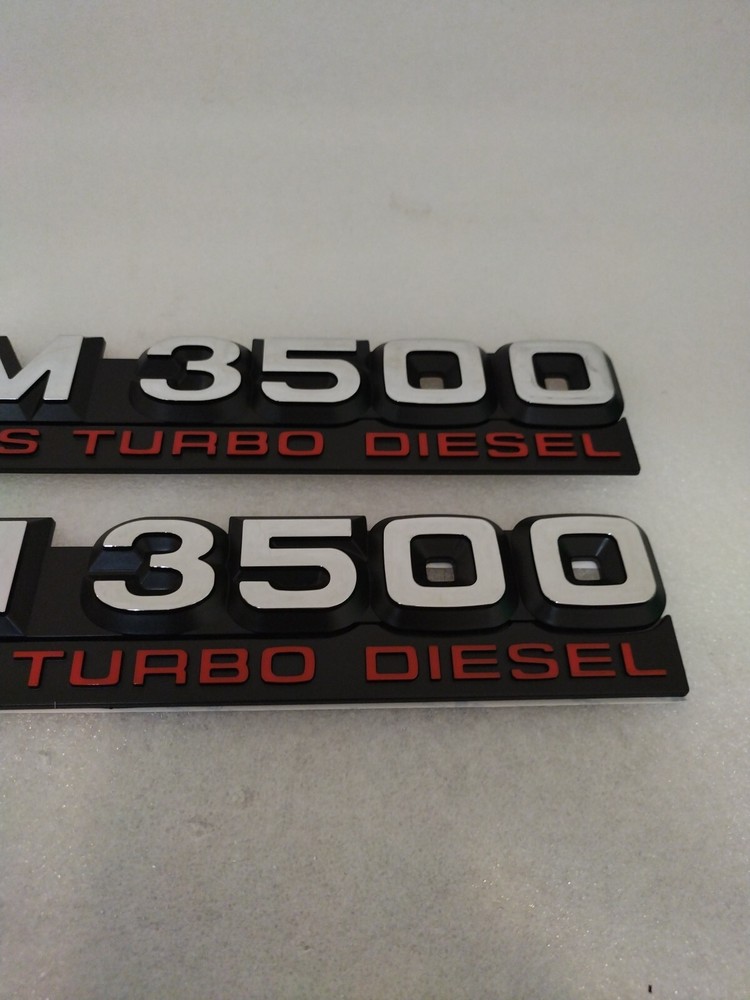 Dodge Ram Cummins Turbo Diesel 3500 Emblems