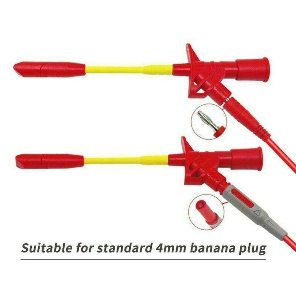 2x Insulation Wire Piercing Test Probe Heavy Duty Quick Piercing For-Electrical