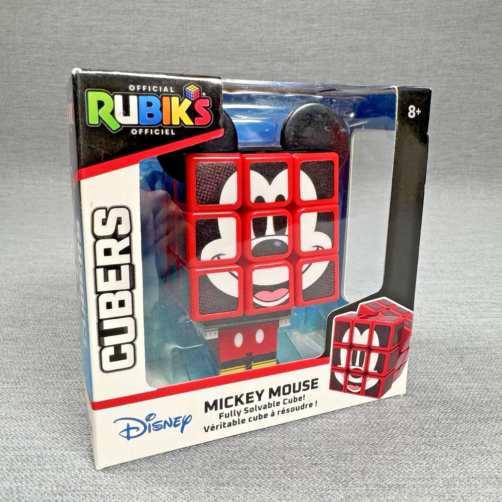 Rubik's Cubers Mickey Mouse Fully Solvable Cube! Ages 8+ Challenge Level 4