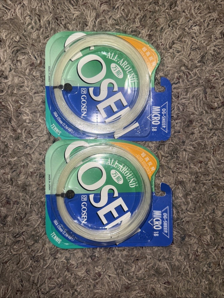 Gosen OG Sheep Micro 18 Tennis String (2 Pack)