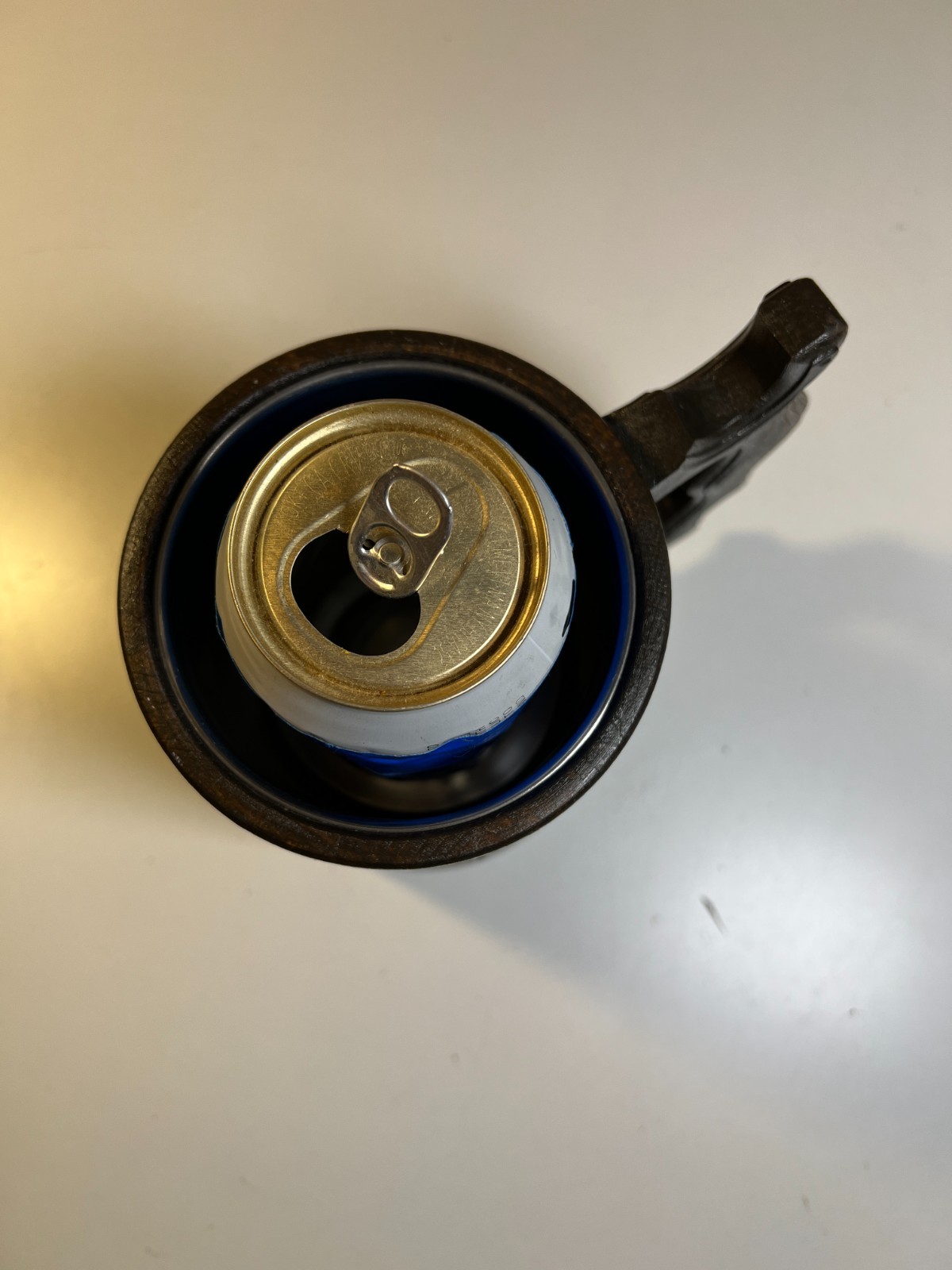 Medieval Wooden Wood Tankard Mug Cup Stein D&D Tavern LARP Stainless Steel DnD