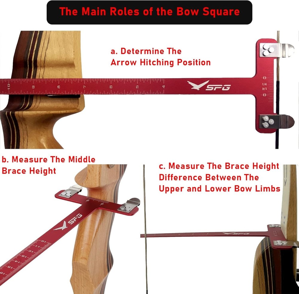 Archery Bow Square Nocking Points Pliers Bow String Knock Kit T Shape Turning Bo