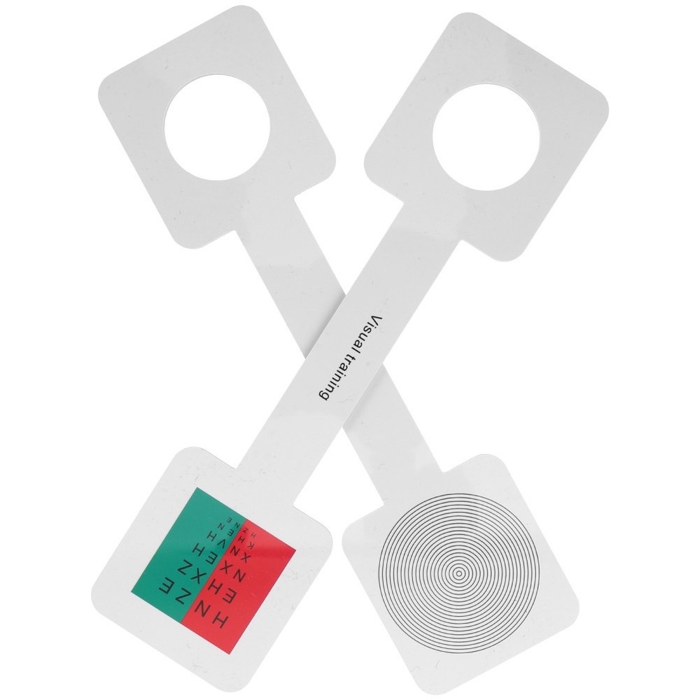 2 Pcs Vision Test Board Eye Exam Accessory Dominant Testing Card