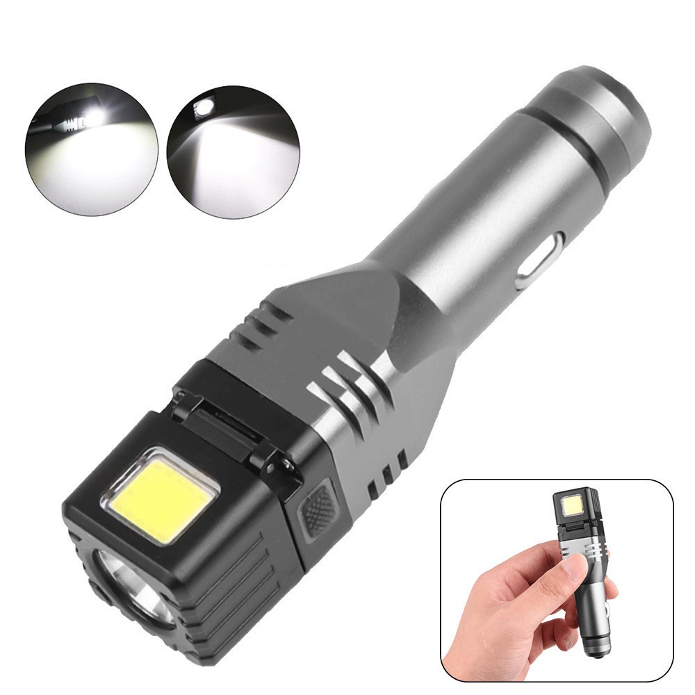 XPG LED Car Cigarette Lighter Flashlight USB Rechargeable Mini Torch Light
