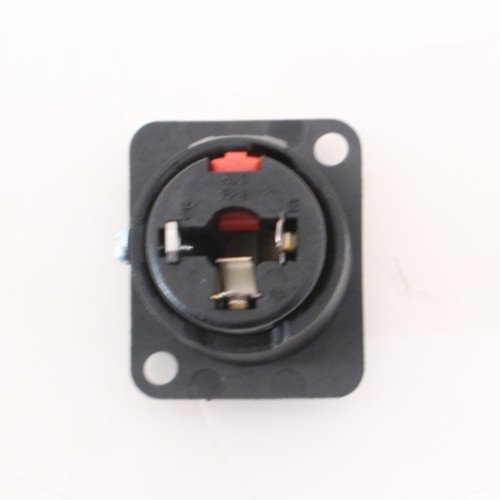 Neutrik NJ3FP6P-BAG Locking Chassis Jack Socket Black 1/4" TRS