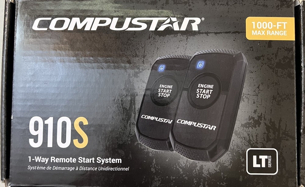 Compustar 910S Remote Start System LT Series 1-Way 1000ft Range NEW Open Box