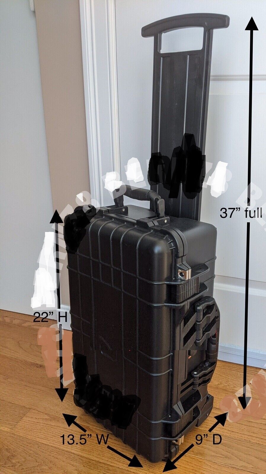 XXL CARRY-ON ROLLER LUGGAGE WATERPROOF TRAVEL CASE GRADED CARD SLABS STORAGE TCG