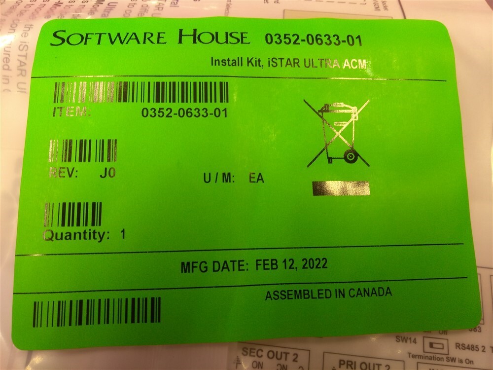 Software House USTAR-ACM iSTAR Ultra 8-Reader Access Control Module NEW