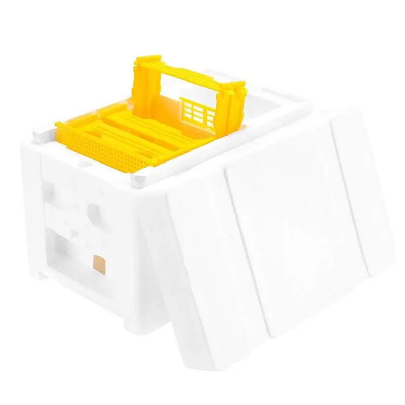 Beekeeping King Box Pollinator Pollination Box Foam Frames Harvest BeeHive Box