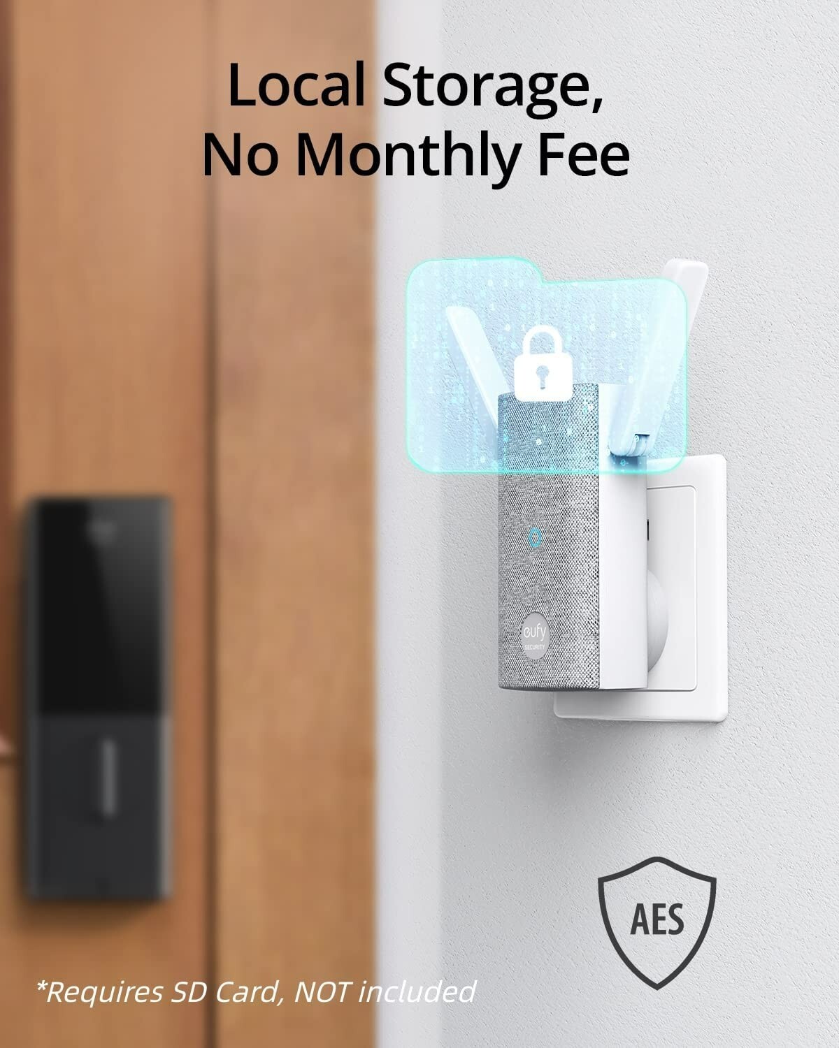 eufy S330 Video Smart Lock Wi-Fi Camera Doorbell Fingerprint Keyless Door Lock