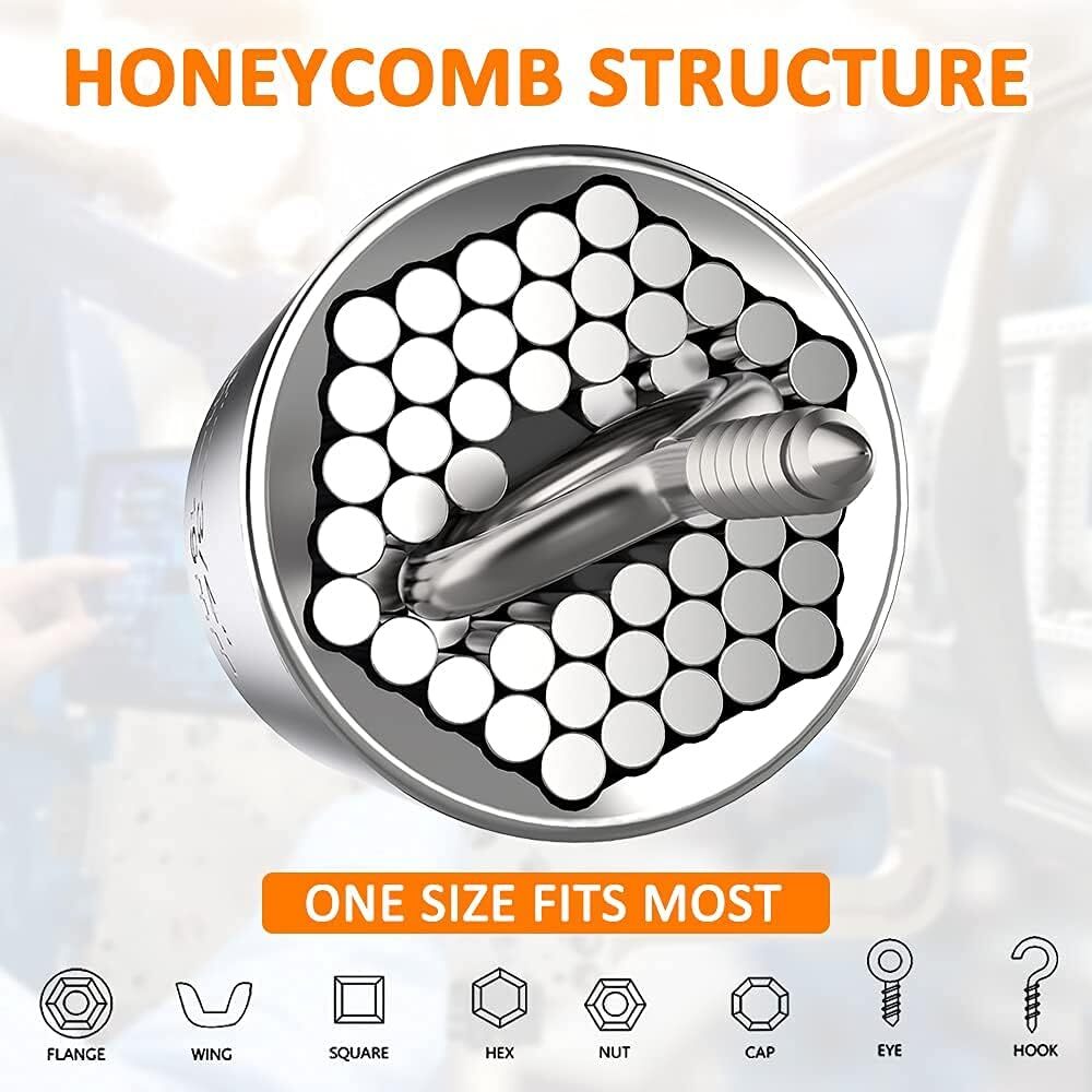 Universal Socket Tool, 7-19mm, Gifts for Men, Stocking Stuffers