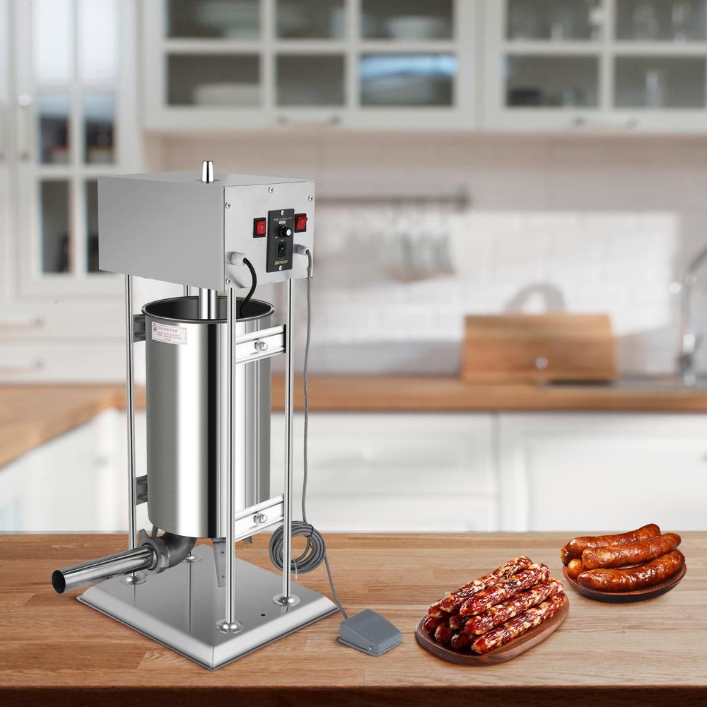 Commercial Electric Sausage Stuffer 15L Stainless Steel Meat Food Maker Machine
