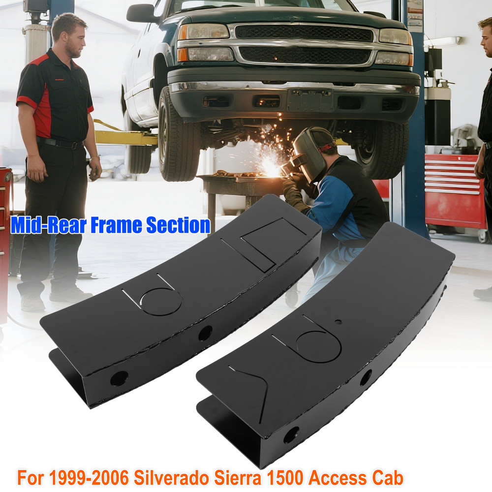 Mid-Rear Frame Rust Repair for 1999-2006 Silverado Sierra 1500 Access Cab, OEM