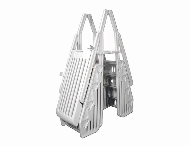 VinylWorks AF-W Above Ground Swimming Pool Step & Ladder Entry System - White