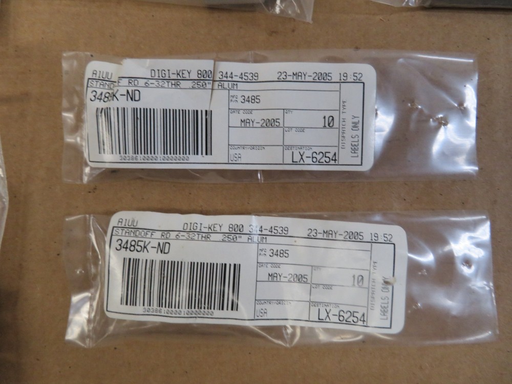 7 PCS Assorted MOUSER ELECTRONICS /KEYSTONE Spacers and Standoffs