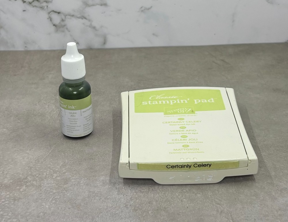 Stampin' Up Certainly Celery Stamp Pad & Reinker RETIRED
