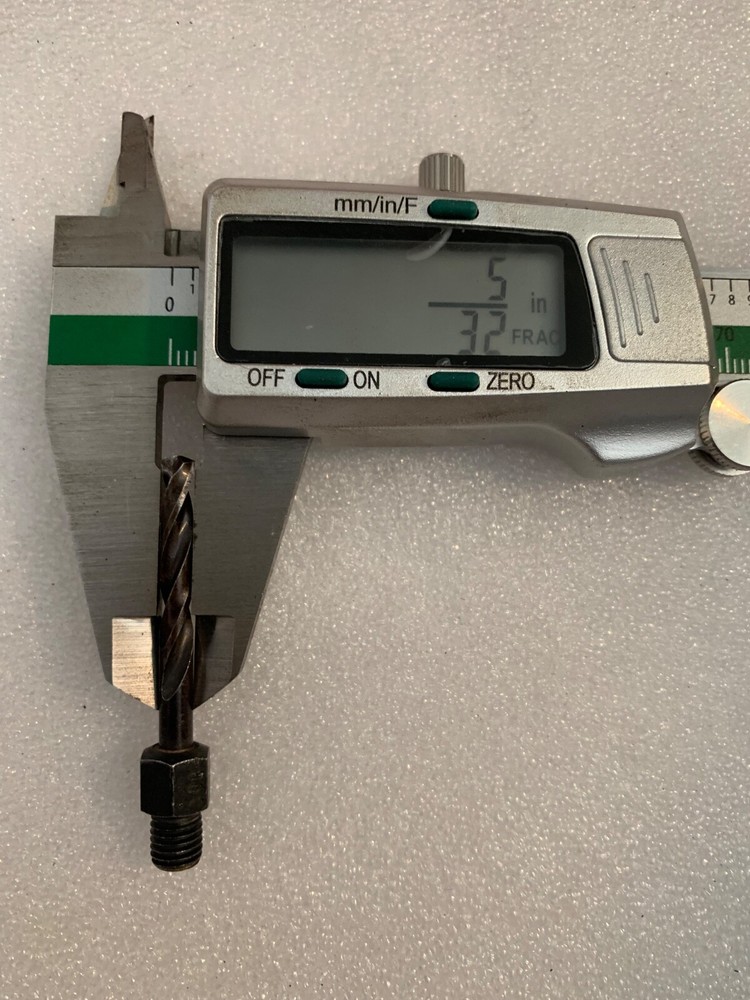 4X MIX LOT Cobalt Threaded Shank Drill Bit 1/4 Short Thread