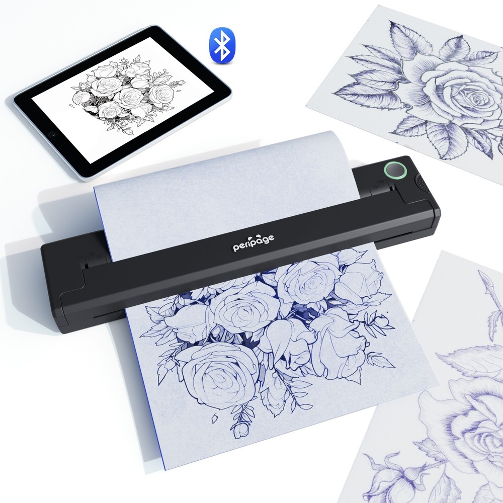 Tattoo Printer, Tattoo Machine, Thermal Stencil printers for A4, P90