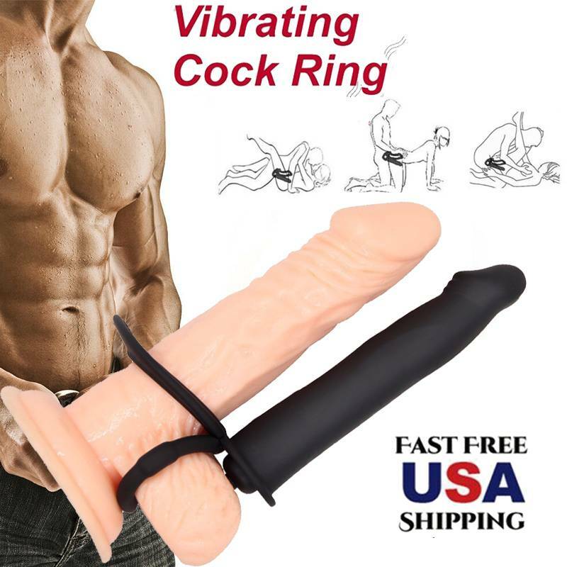 Double Penetration Strap on Dildo Vibrator Anal Butt Plug Enhancer For Couples