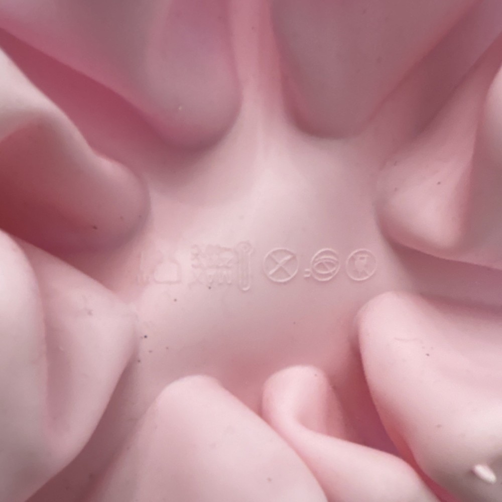 Pink Silicone Pie Slice Cake Pan 8-Slice Reusable Specialty Bakeware 10in.