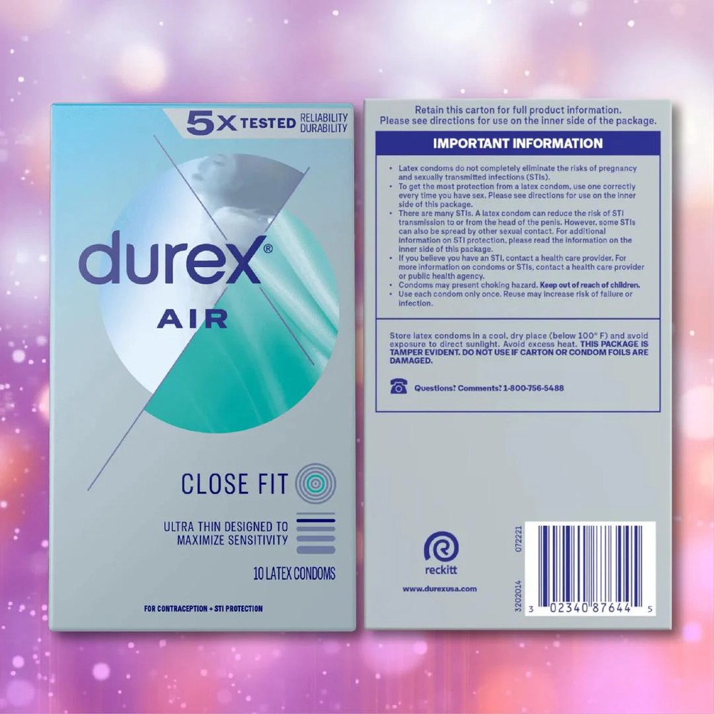 Durex Air "Close Fit" Condoms | 10-Pack