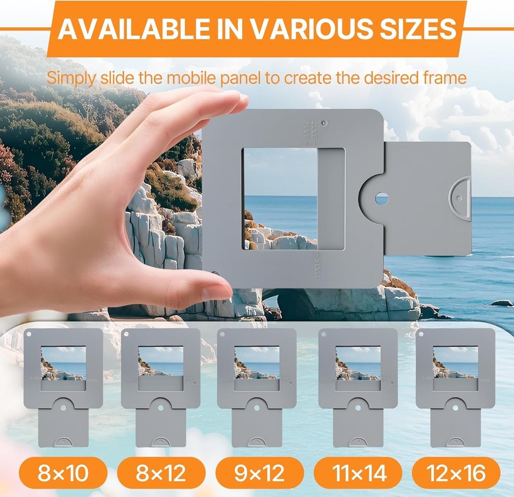 Adjustable Artist Viewfinder - 2 Pcs for Enhanced Composition & Color Isolation