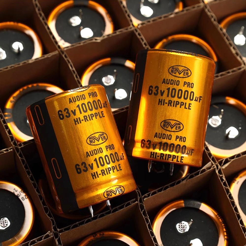 2pcs AUDIO Series NOVER Electrolytic Capacitor 63V 10000UF Filter Capacitor