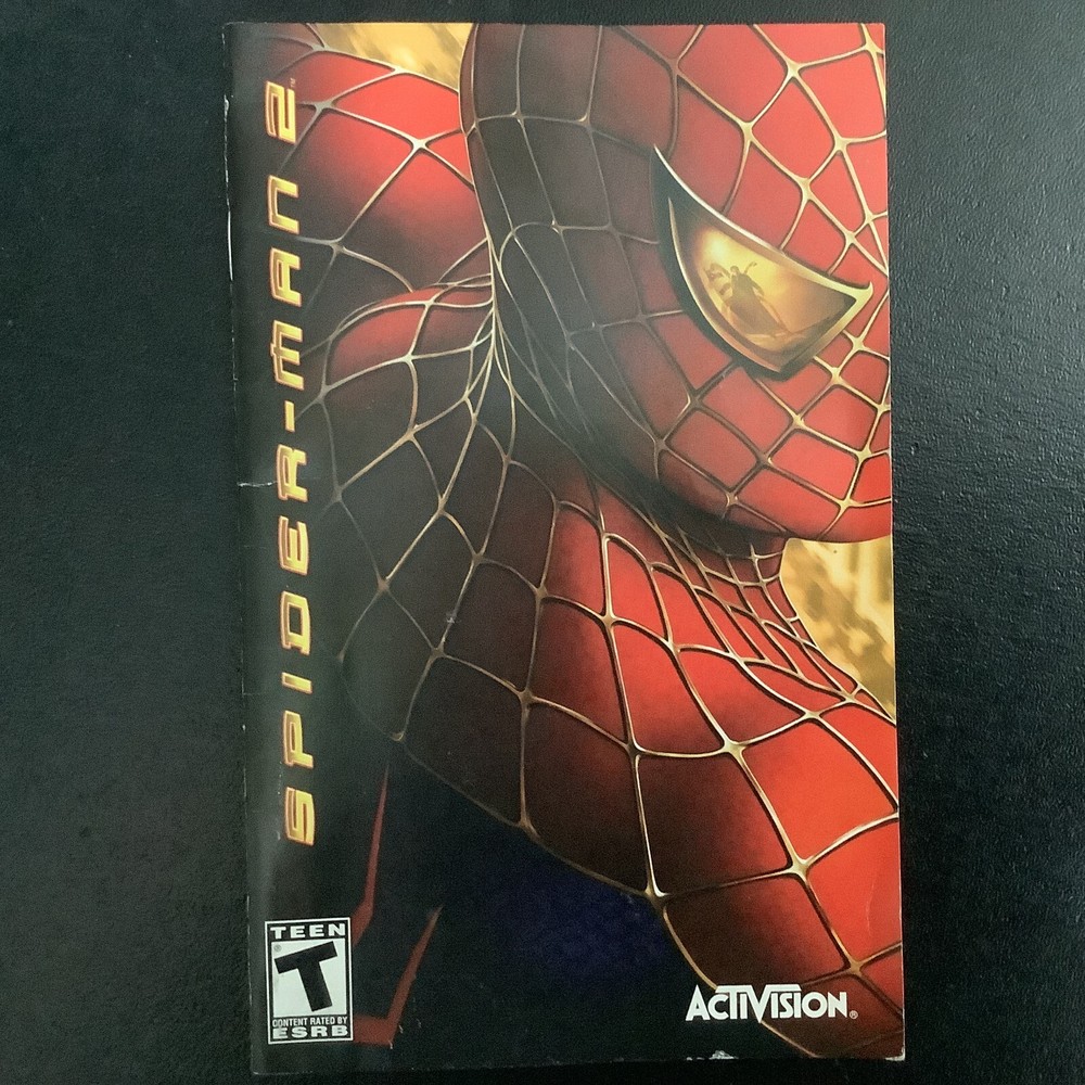 Spider-Man 2 PS2 PlayStation 2 Instruction Manual Only