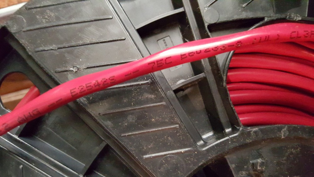 Carol E2542S 12/2C Solid Shielded Riser Red Alarm Cable Wire FPLR/CL3R /50ft