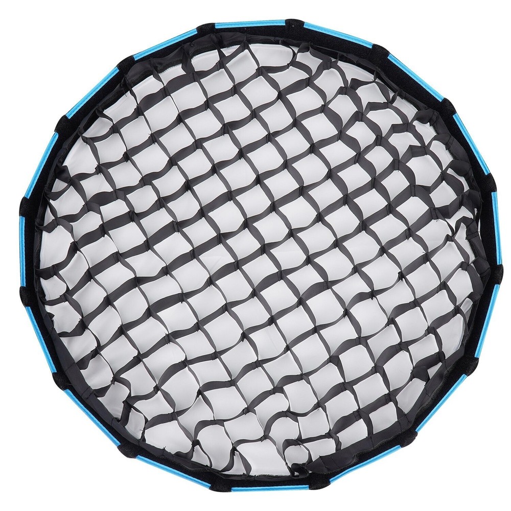 EACHSHOT 60cm Softbox Bowens Mount with Grid / Eggcrate For Studio Flash Light