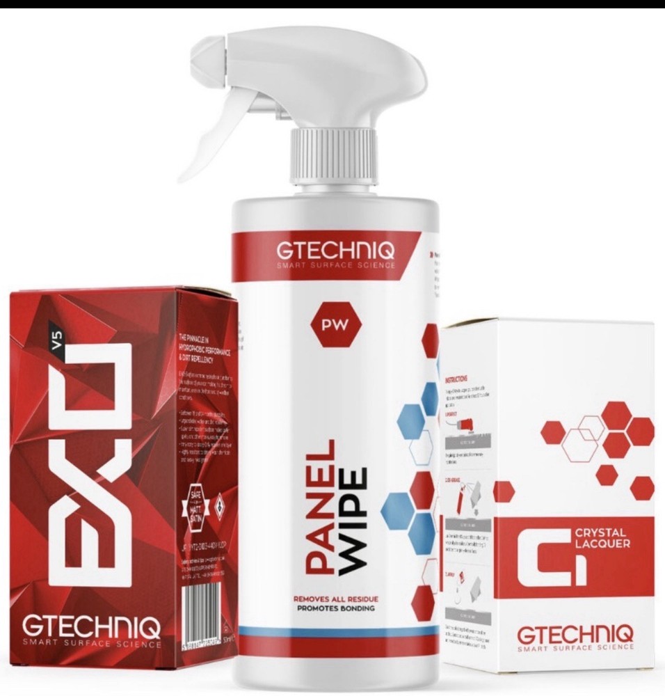 Gtechniq EXO V5 50ml , C1 30 ML , & 250ML  Panel  Prep GREAT  STACK PRO FINISH