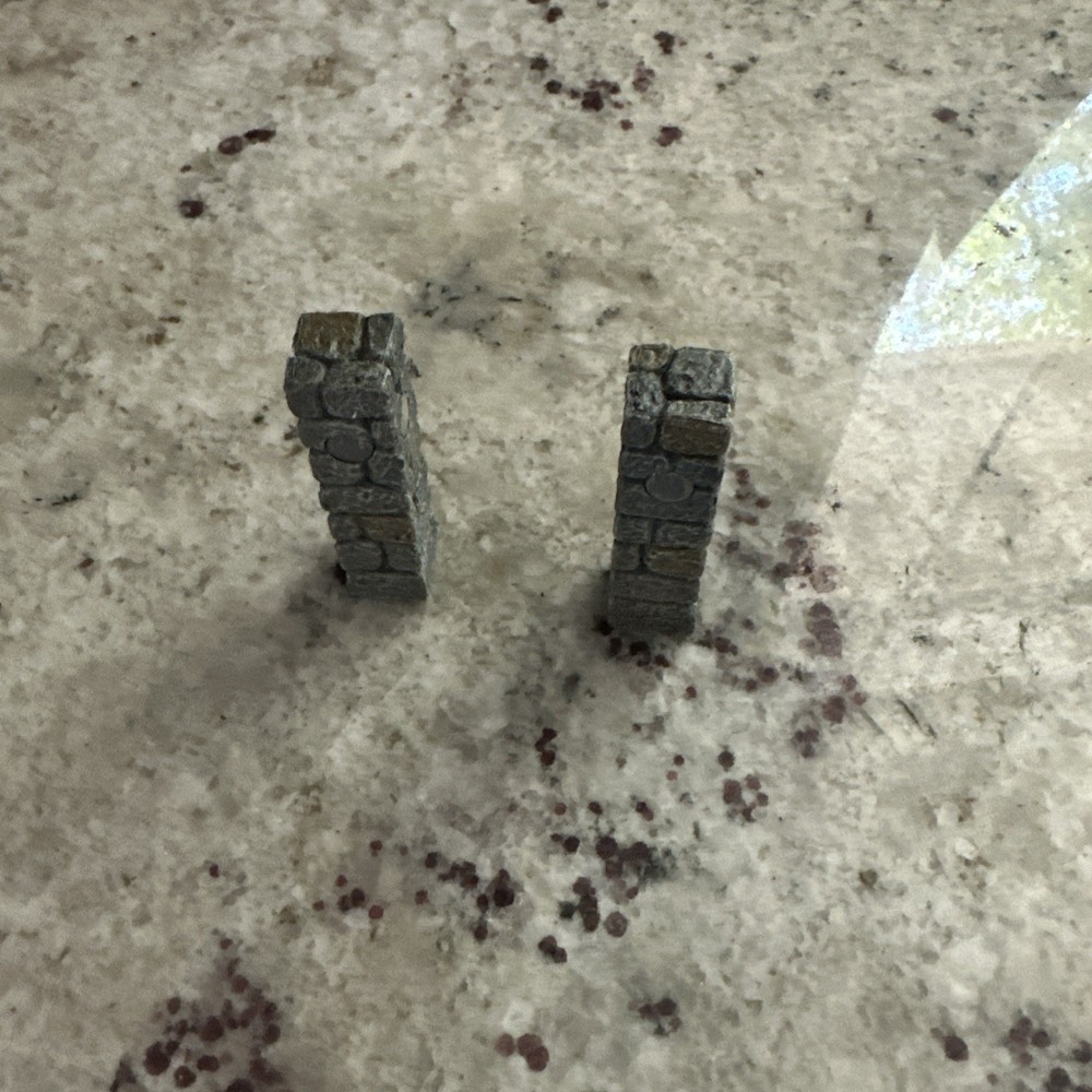 2 = Dwarven Forge Castle Builder, Insert Corner Post. Most Versatile Piece