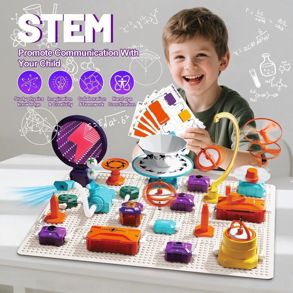 Gohero Circuits Science Kit，76 STEM Projects,Science Experiments for Kids with F