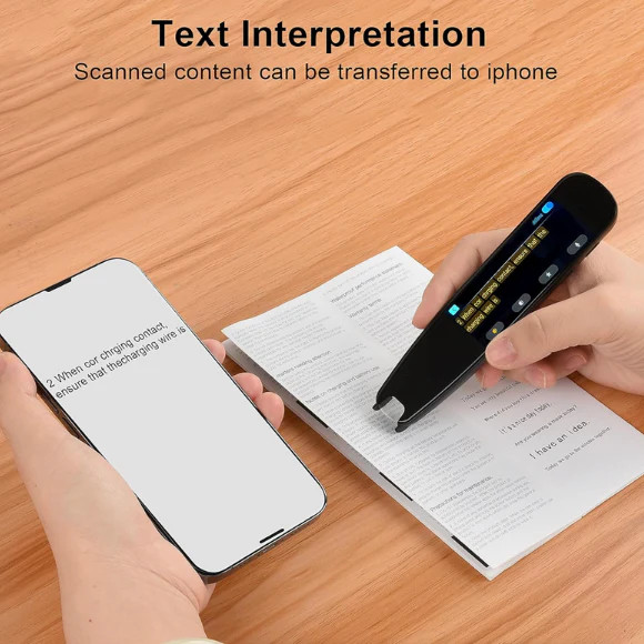Scan Reader Pen Portable Two-Way Instant Language Translator Digital Scanner