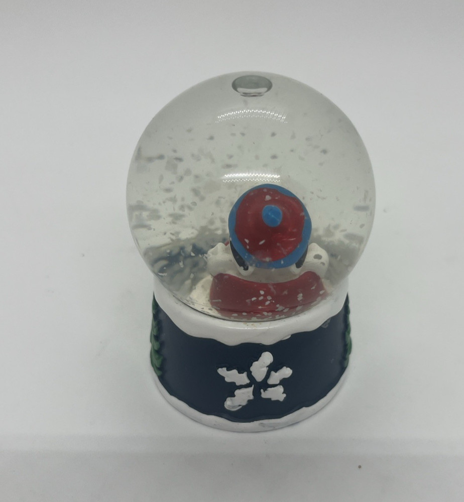 Snoopy On Sled Mini Snow Globe Style A22735