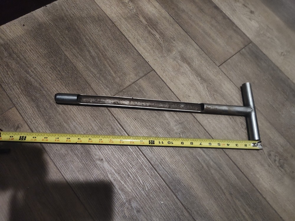 Stainless lightweight 21" Soil Test Sampler T-Style Handle Quick Moisture Check