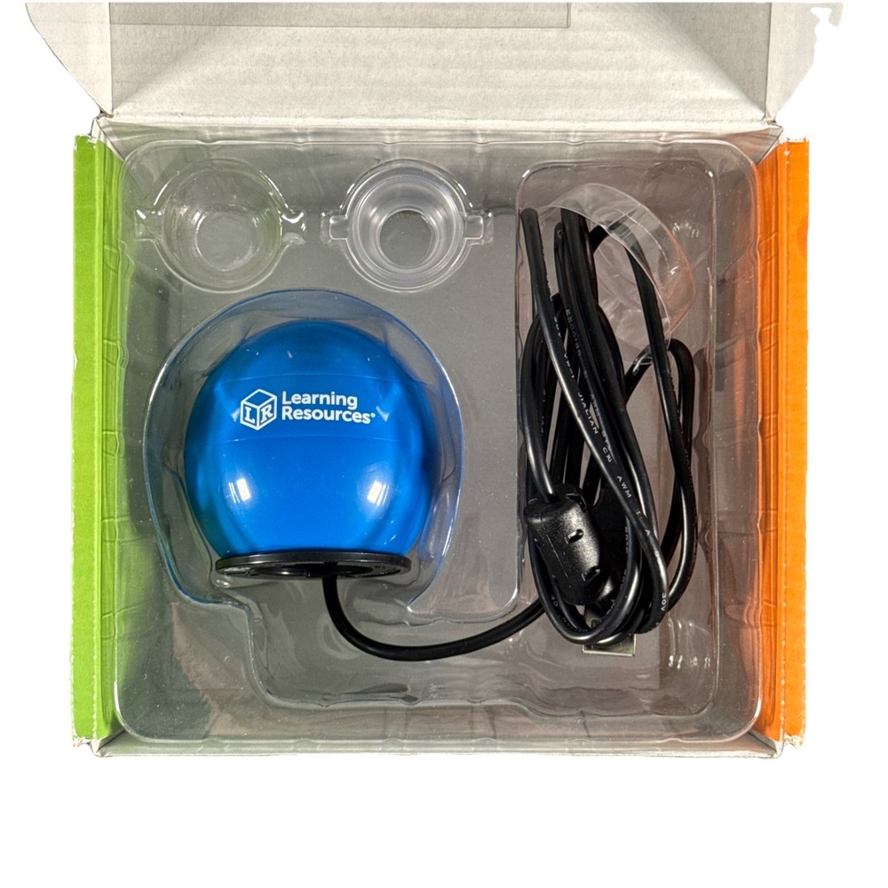 Learning Resources Zoomy 2.0 Handheld Digital Microscope Blue USB STEM - READ