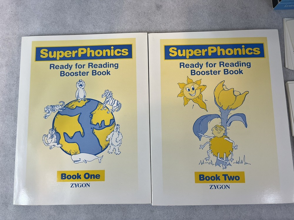 Superphonics Set Guide Books Home School Learning Educational Discs Flashcard